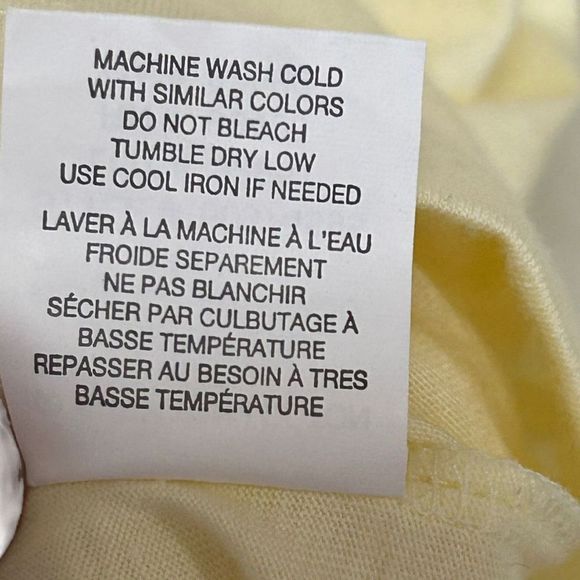 Theory Women's Cream Cotton Top And Linen Blend Pants Set Size Medium 6 - Picture 5 of 16